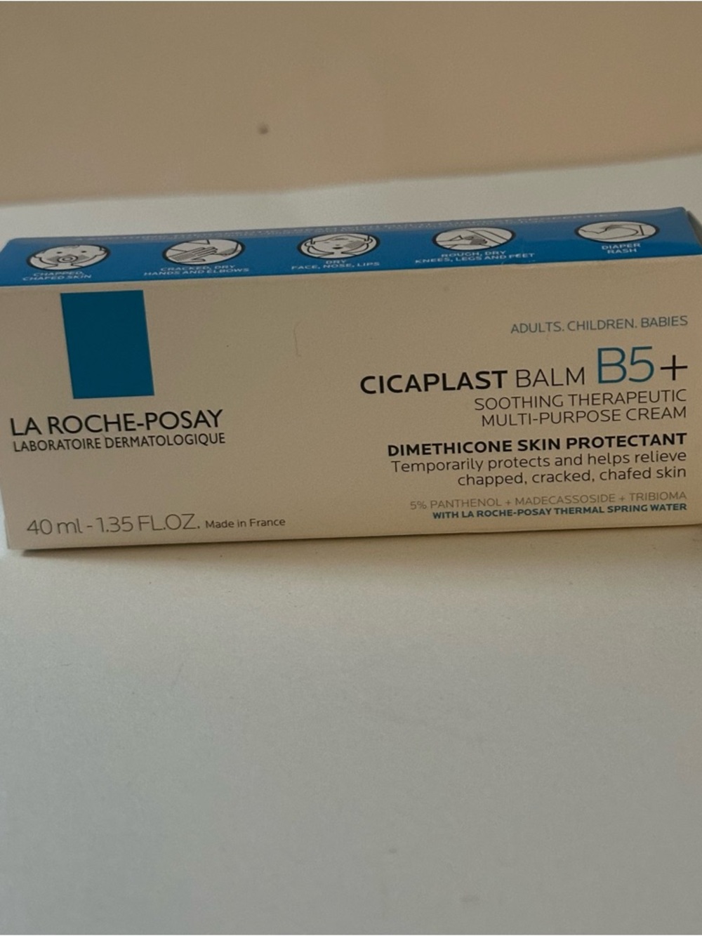 La Roche Posay Cicaplast Balm B5 Therapeutic MultiPurpose Cream 40mL Exp4/27 NEW